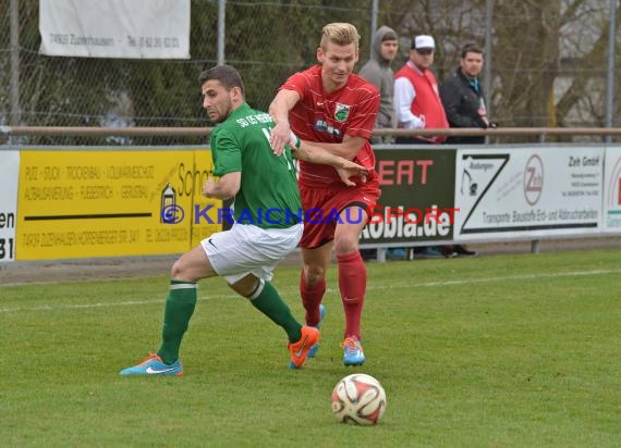 Landesliga Rhein Neckar FC Zuzenhausen gegen SG Wiesenbach 28.03.2015 (© Siegfried)